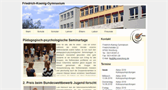 Desktop Screenshot of fkg-wuerzburg.de